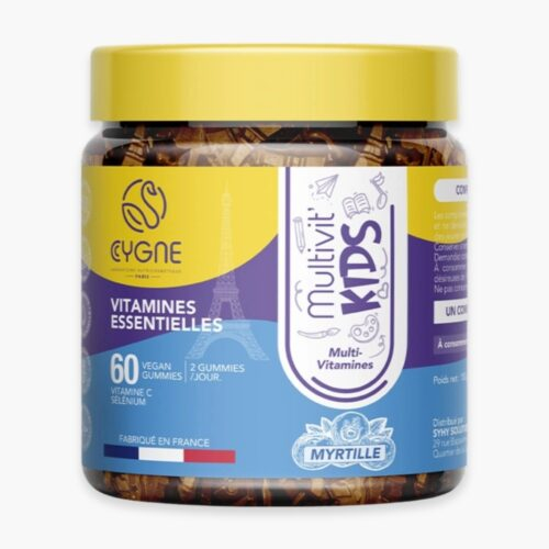 Cygnelab Multivit Kids Multi Vitamines Essentielles Myrtilles 60 Gummies