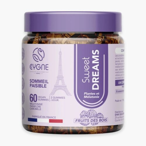 Cygnelab Sweet Dreams Plantes Et Melatonine Sommeil Fruits Des Bois 60 Gummies