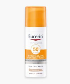Eucerin Sun Photoaging Control Gel Creme Solaire Teinte Medium Anti Age Spf50 50ml