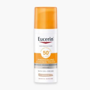 Eucerin Sun Photoaging Control Gel Creme Solaire Teinte Medium Anti Age Spf50 50ml