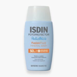 Isdin Fotoprotector Pediatrics Fusion Fluid Mineral Baby Solaire Invisible Spf50 50ml Destockage