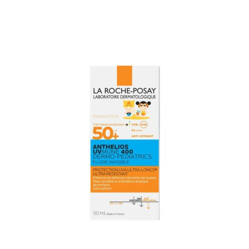 La Roche Posay Anthelios Uvmune 400 Dermo Pediatrics Fluide Solaire Invisible Spf50 50ml 3