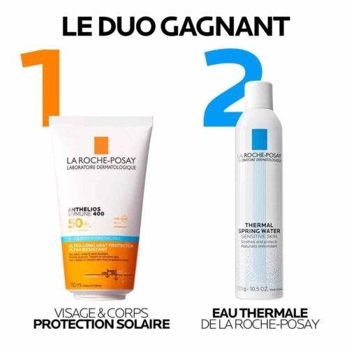 La Roche Posay Anthelios Uvmune 400 Lait Solaire Hydratant Visage Corps Spf50 150ml 9