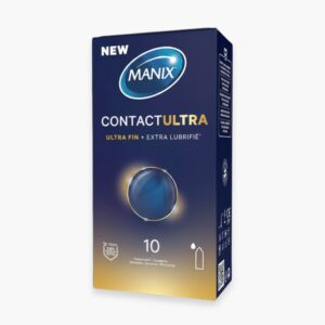 Manix Preservatif Contact Ultra Ultra Fin Extra Lubrifie 10u