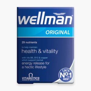 Vitabiotics Wellman Sante Vitalite Homme 30 Comprimes
