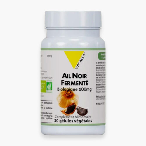 Vitall Ail Noir Fermente Biologique 600mg 30 Gelules