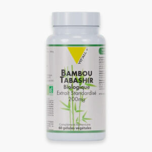 Vitall Bambou Tabashir Biologique Extrait Standardise 200mg 60 Gelules