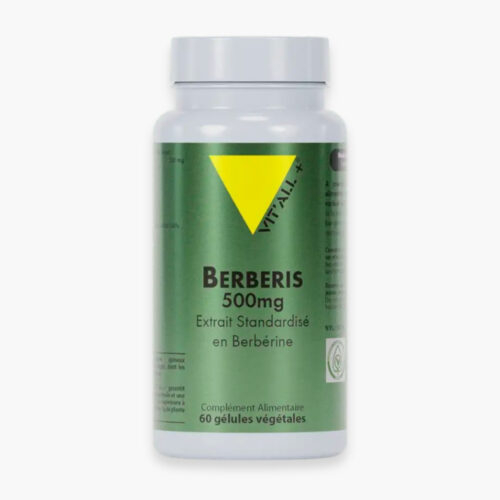 Vitall Berberis 500mg Extrait Standardise En Berberine 60 Gelules