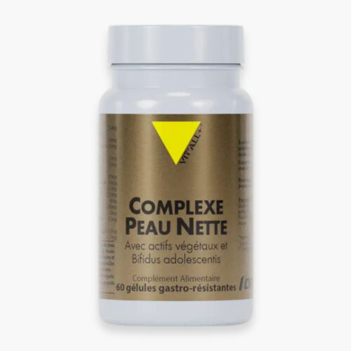 Vitall Complexe Peau Nette Avec Actifs Vegetaux Bifidus Adolescentis 60 Gelules