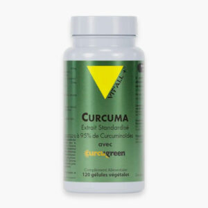 Vitall Curcuma 250mg Extrait Standardise 95 De Curcuminoides 60 Gelules