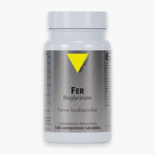 Vitall Fer Bisglycinate 27mg Forme Biodisponible 100 Comprimes