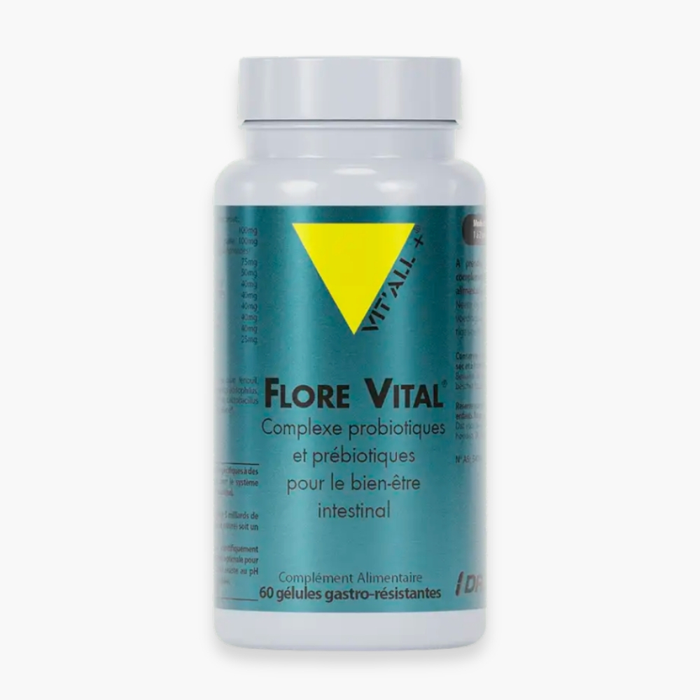 Vitall Flore Vital Complexe Probiotiques Prebiotiques Bien Etre Intestinal 30 Gelules