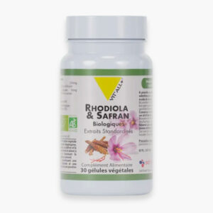 Vitall Rhodiola Safran Biologique Extraits Standardises 30 Gelules