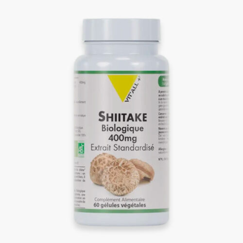 Vitall Shitake Biologique 400mg Extrait Standardise 60 Gelules