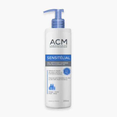 Acm Sensitelial Gel Nettoyant Surgras 200ml