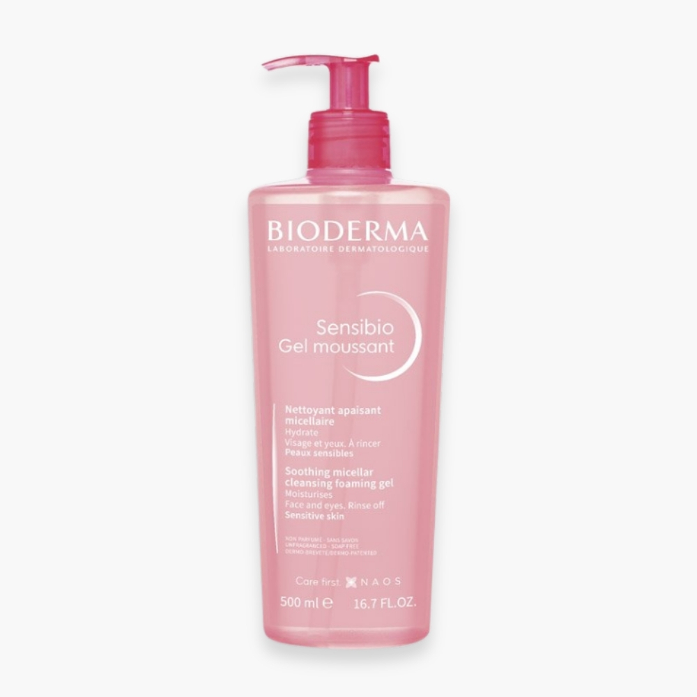 Bioderma Sensibio Gel Moussant Nettoyant Apaisant Micellaire 500ml