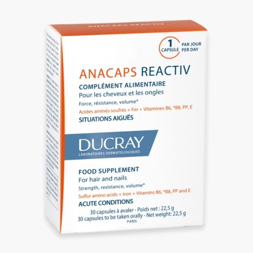 Ducray Anacaps Reactiv Cheveux Ongles 30 Capsules