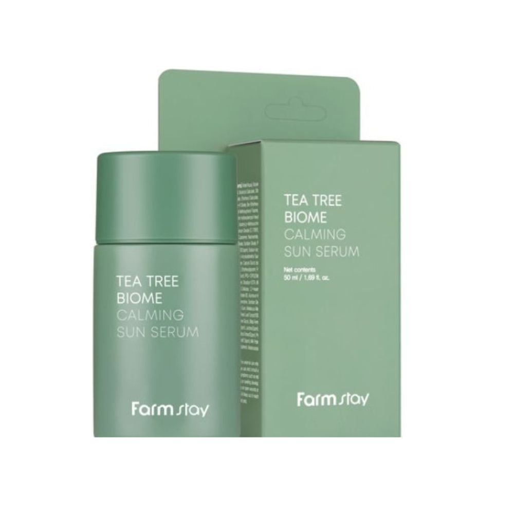 Farmstay Tea Tree Biome Calming Sun Serum 50ml