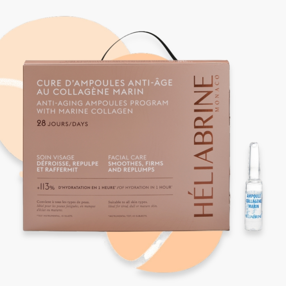 Heliabrine Cure Anti Age Au Collagene Marin Ampoules 24u