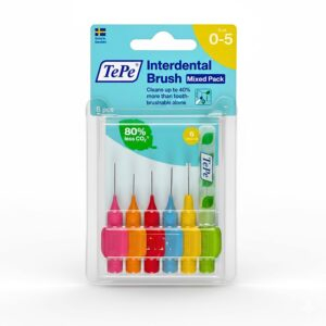 Tepe Interdental Brush Original Pack Mixt Taille 0 5 6u