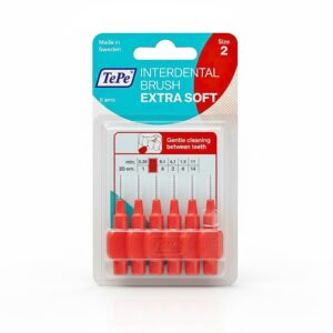 Tepe Interdental Brush Original Rouge 05mm Taille 2 6u