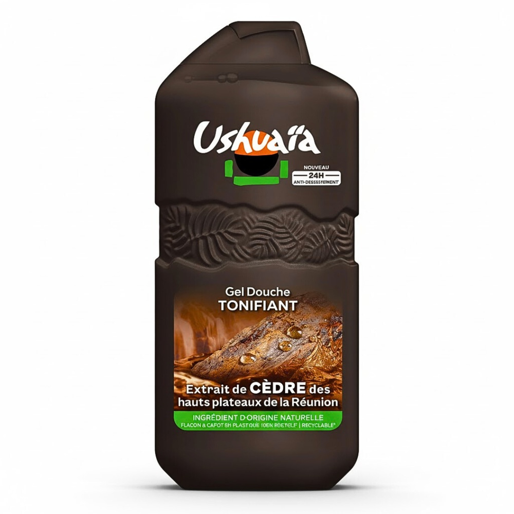 Ushuaia Gel Douche Tonifiante Cedre 280ml