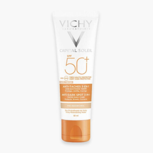 Vichy Capital Soleil Soin Anti Taches Teinte 3en1 Spf50 50ml