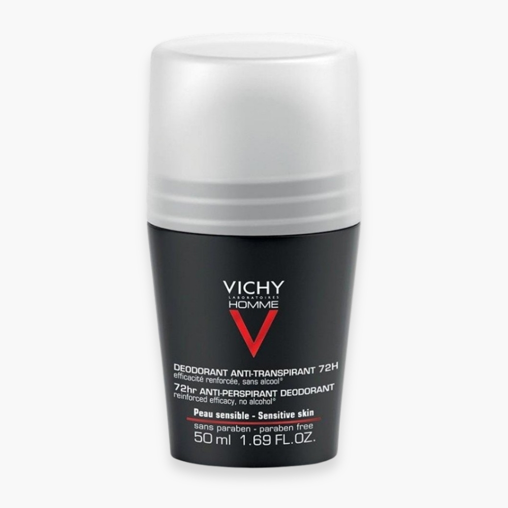 Vichy Homme Deodorant Roll On Anti Transpirant Controle Extreme 72h 50ml