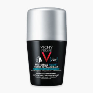 Vichy Homme Deodorant Roll On Invisible Resist Dermo Detranspirant Anti Taches Anti Irritations 72h 50ml