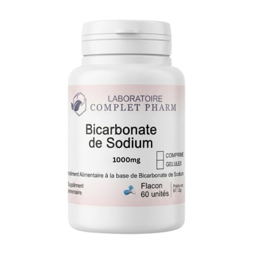 Complet Pharm Lab Bicarbonate De Sodium 1000mg 60 Gelules