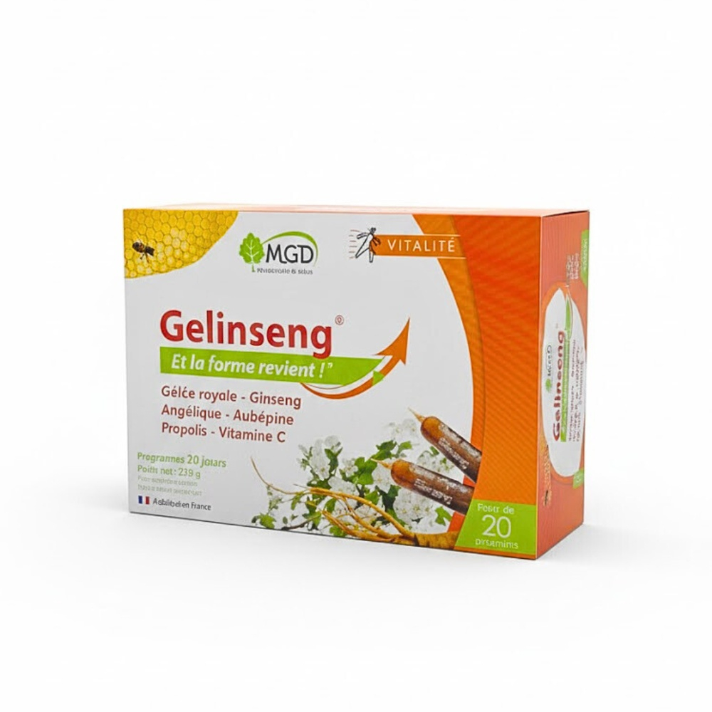 Mgd Nature Gelinseng 20 Ampoules