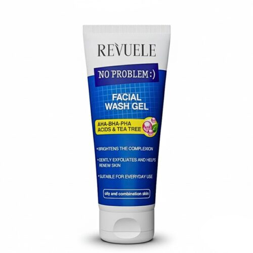 Revuele No Problem Facial Wash Gel Aha Bha Pha Acids Tea Tree 200ml