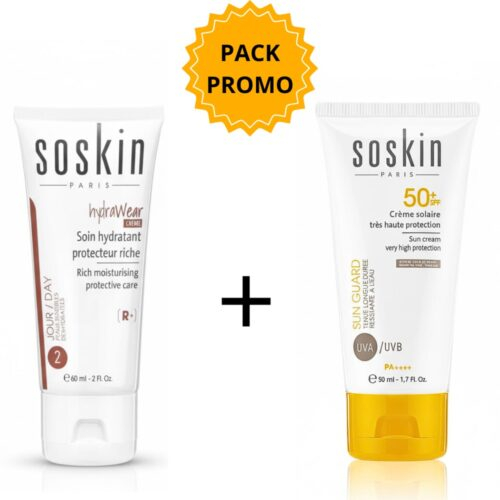 Soskin Creme Invisible Spf50 50mlhydrawear Creme Riche 60ml