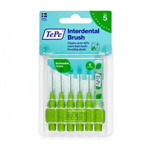 Tepe Interdental Brush Original Vert Taille 0 5 6 Pieces