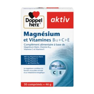 Doppel Herz Aktiv Magnesium Et Vitamines B12ce 30 Comprimes