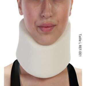 Annafix Collier Cervical Mousse Blanc Taille Large Ref 001