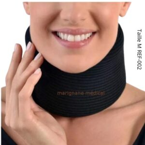 Annafix Collier Cervical Mousse Noir Taille Medium Ref 002