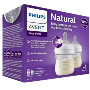 Avent Biberon Natural Avec Tetine 0m 2x125ml Scy900 02