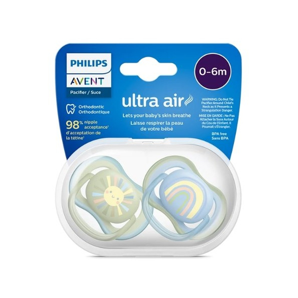 Avent Sucette Ultra Air 0 6m Boy Scf085 58