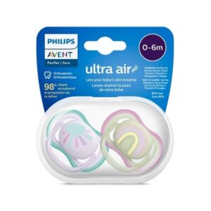 Avent Sucette Ultra Air 0 6m Girl Scf085 59