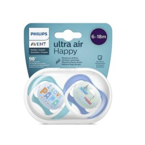 Avent Sucette Ultra Air 6 18mois Garcon