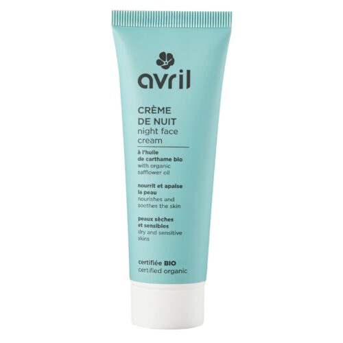 Avril Creme De Nuit Pseches Et Sensibles 50ml