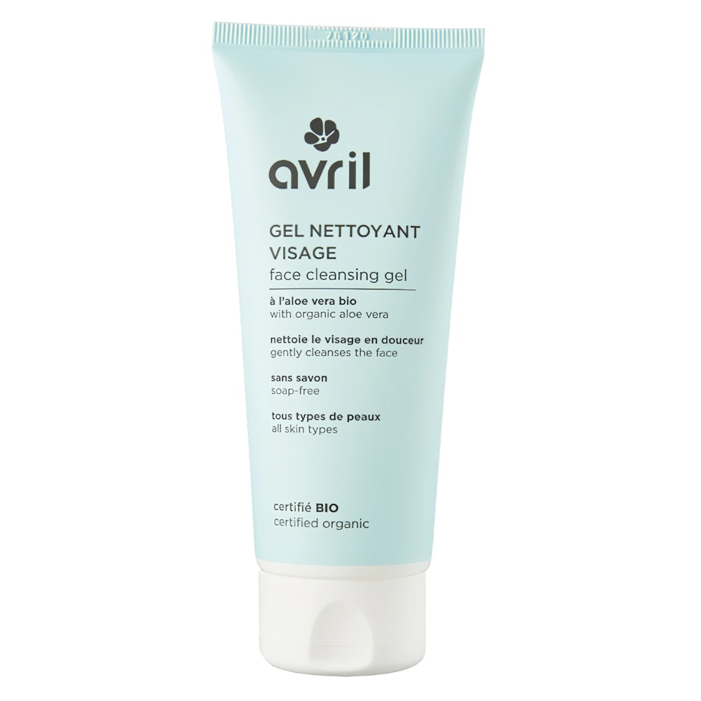 Avril Gel Nettoyant Visage Aloe Vera Bio 100ml