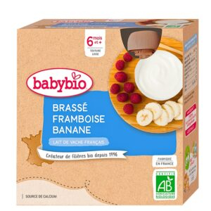 Babybio Gourde Brasse Framboise Banane 485g
