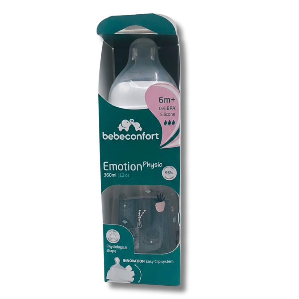 Bebe Confort Biberon Emotion Physio 6m 360ml Bleu Urban Garden