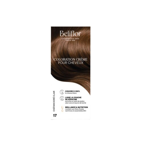 Beliflor Coloration N17 Chatain Dore Clair