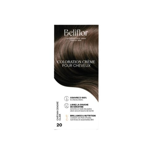 Beliflor Coloration N20 Chatain Cendre Clair