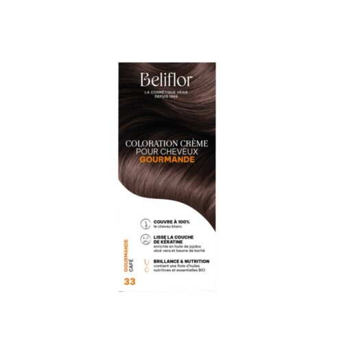 Beliflor Coloration N33 Gourmande Cafe