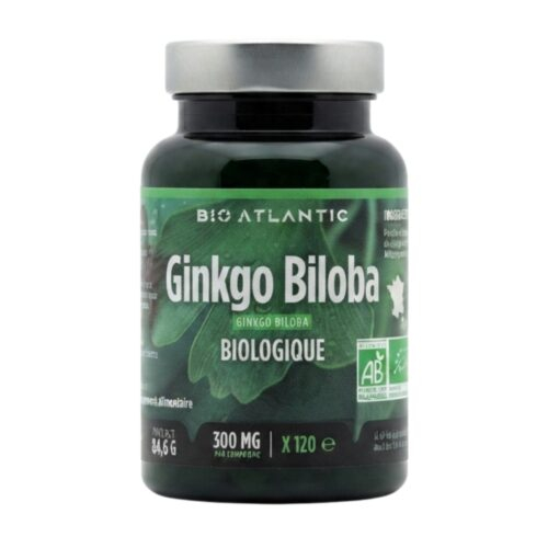 Bio Atlantic Ginkgo Biloba Bio 120comprimes 300mg 2