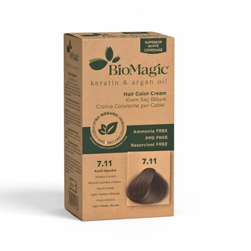 Biomagic Hair Color Cream Kit 7 11 Intense Ash Blonde